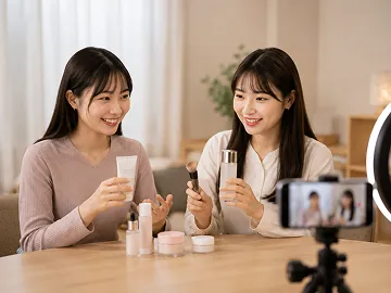 ライブ配信の様子